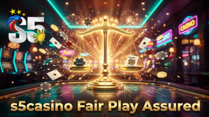 s5casino's commitment to fair play earns player confidence.