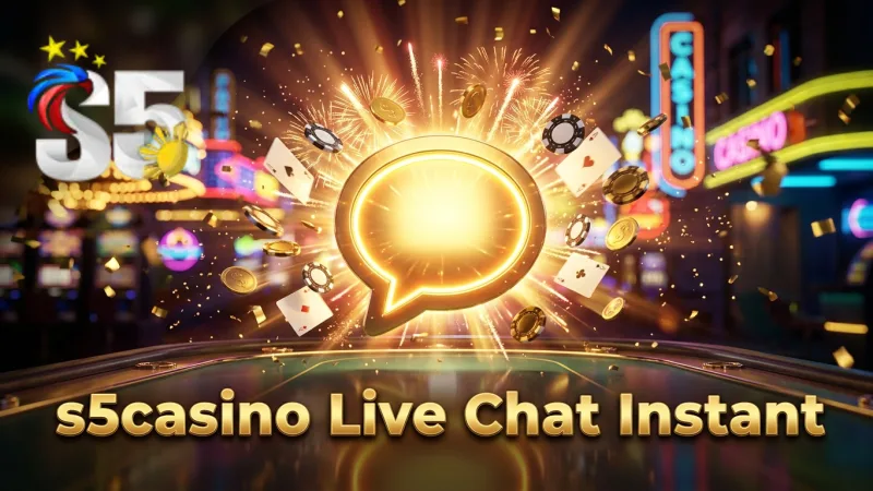 Quickly connect with s5casino live chat for immediate assistance with any account issue.