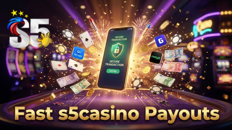 Securely process your s5casino cash-ins and cash-outs via e-wallets.