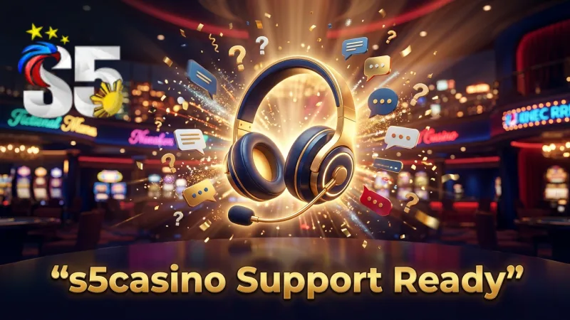Find immediate help for any s5casino technical concern or game issue.