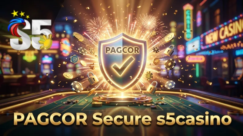s5casino's PAGCOR license guarantees fair play and secure transactions.