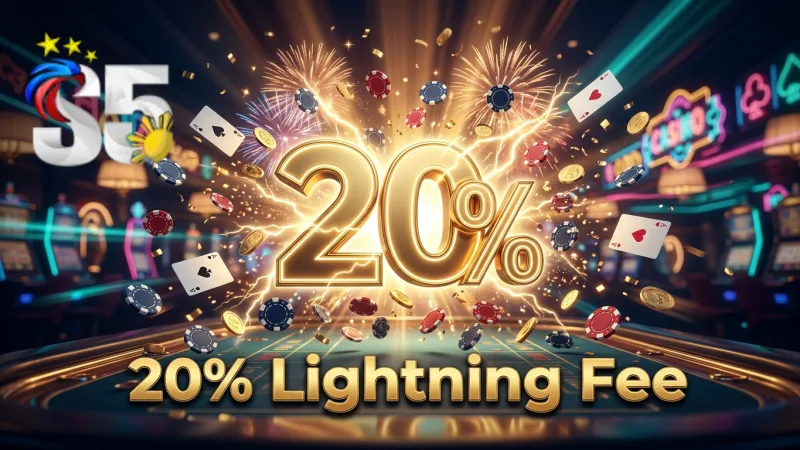 Lightning Baccarat adds a thrilling 20% fee, funding those electrifying multipliers.