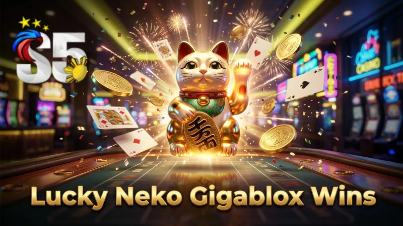 Gigablox symbols create massive winning potential on every Lucky Neko spin.