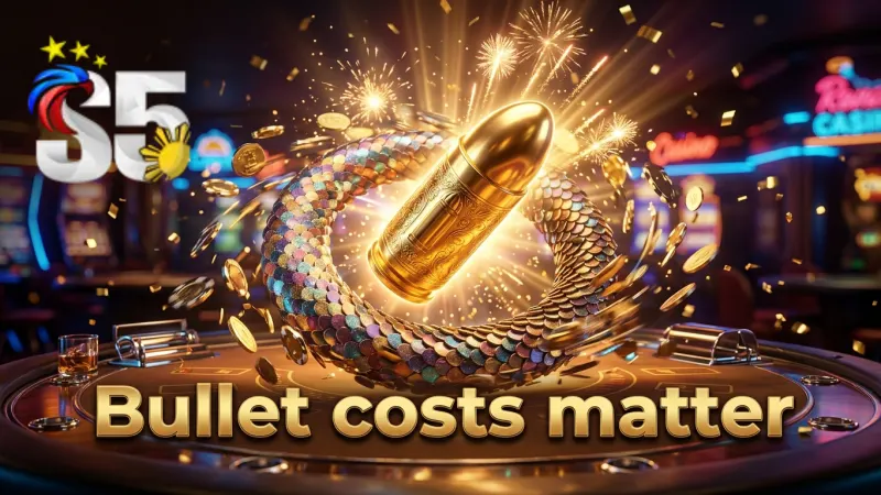 Carefully weigh bullet costs against each fish's potential payout.