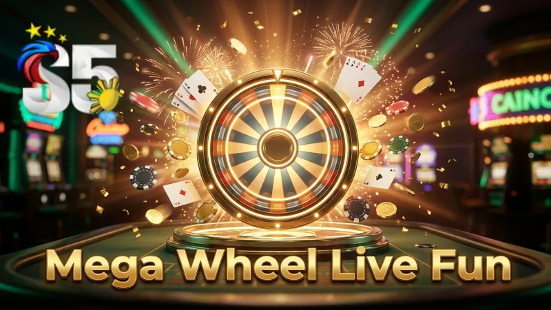 Mega Wheel Live offers a dynamic experience with various betting segments.