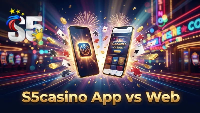Know the differences between the s5casino app and mobile site for smarter play.