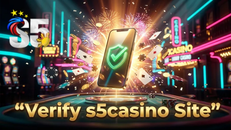 Verify the s5casino website's authenticity to protect yourself from phishing scams.
