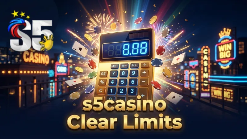 Review s5casino's clear withdrawal limits and fee structure for full transparency.