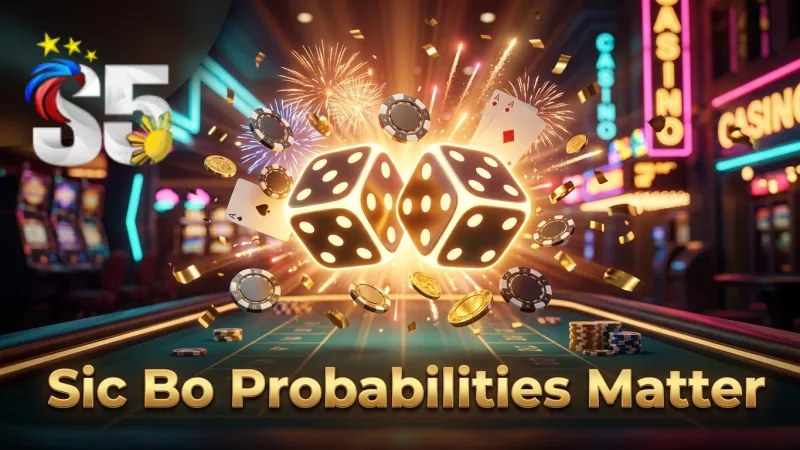 Know the true probabilities for Sic Bo Big Small outcomes before placing your bets.