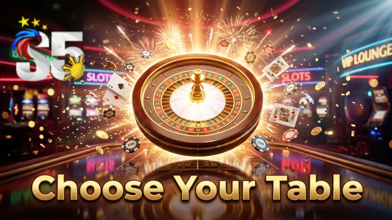 Choose the s5casino table that matches your preferred baccarat pace and style.